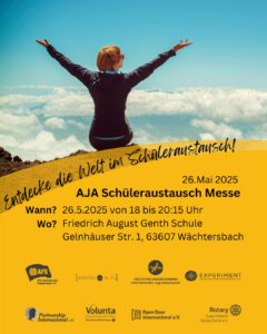 AJA Schüleraustausch-Messe in Wächtersbach in Hessen am 26.Mai