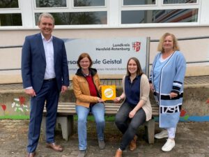 Siegelverleihung an der Gesamtschule Geistal