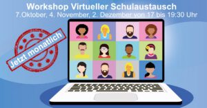 Kostenloser Online-Workshop für Lehrkräfte zum virtuellen Schulaustausch jetzt monatlich